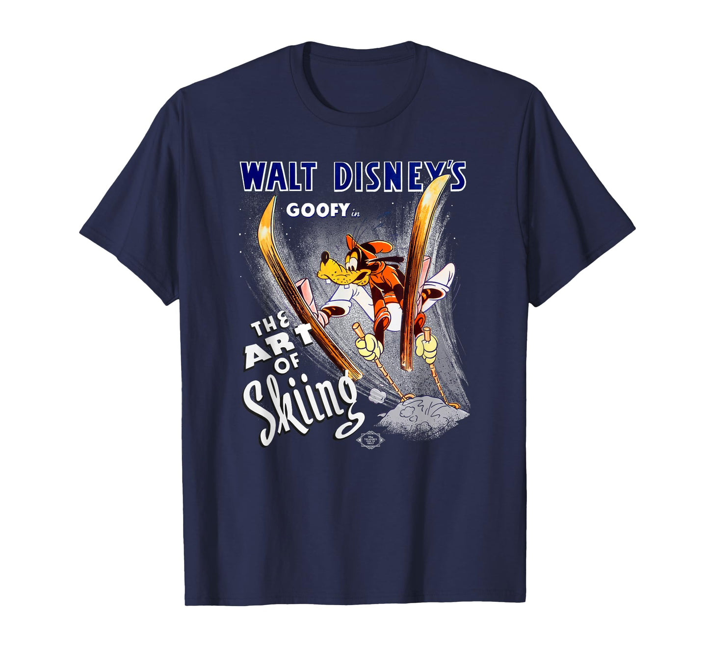 Disney Goofy The Art of Skiing Retro Vintage Classic T-Shirt