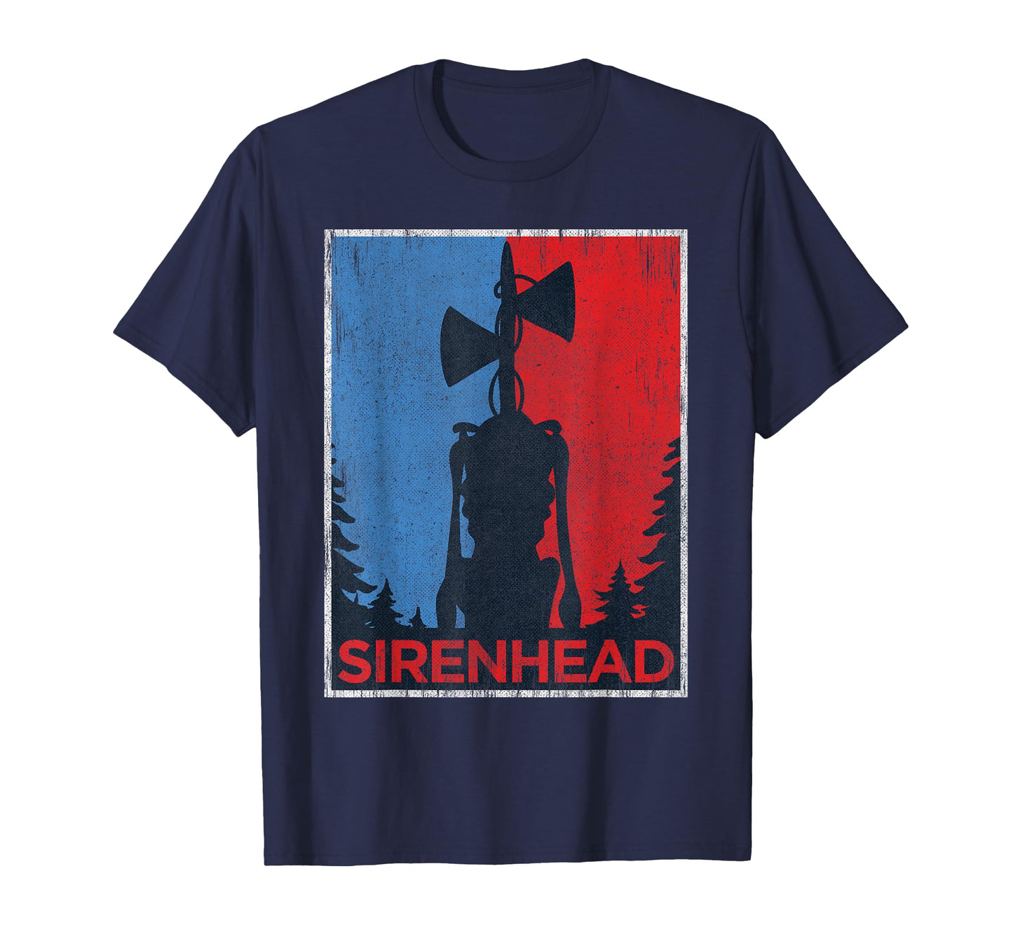 Scary Siren Head meme gamer kids boys girls xmas gifts T-Shirt