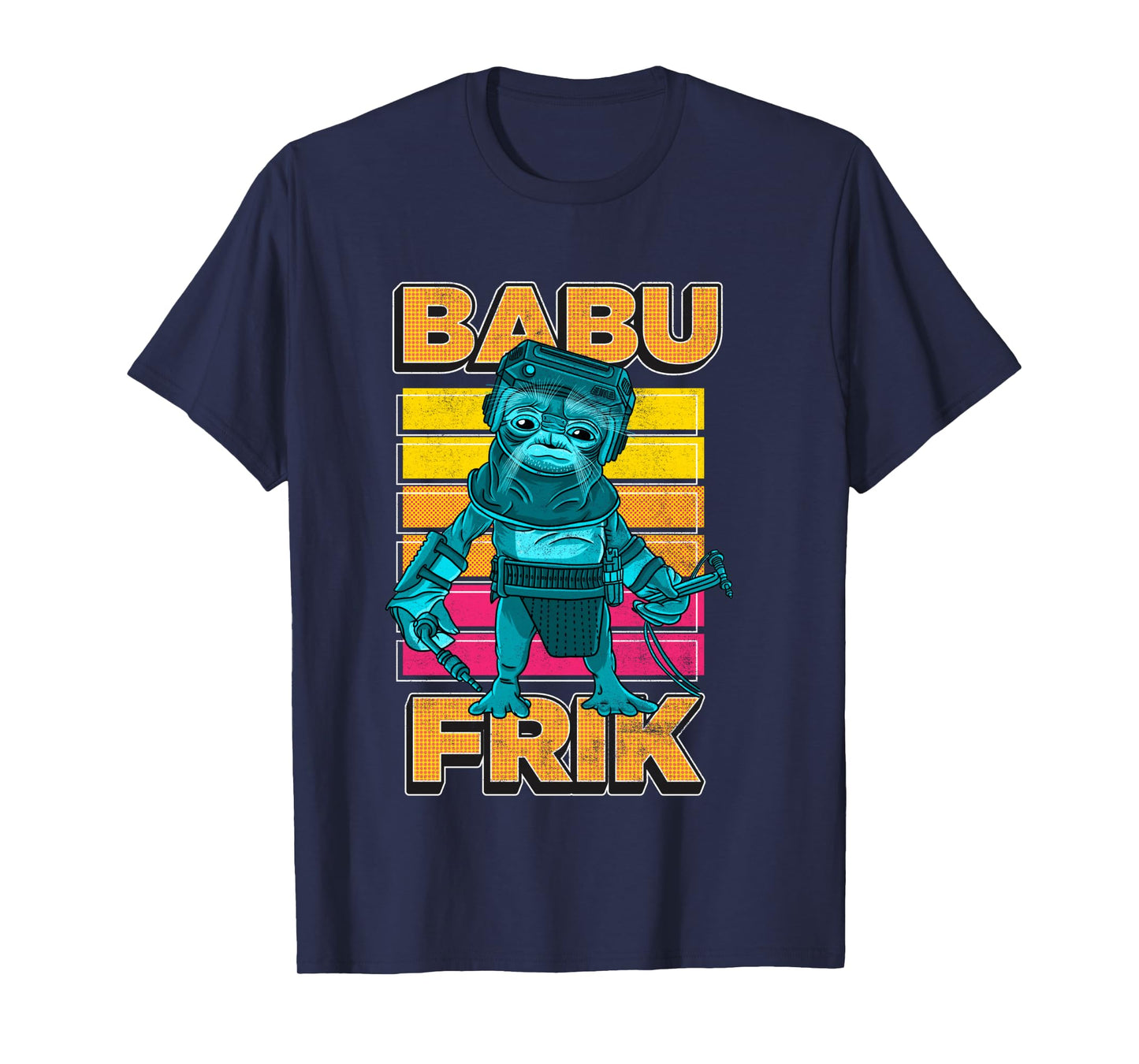 Star Wars The Rise Of Skywalker Babu Frik Pop Art Portrait Long Sleeve T-Shirt