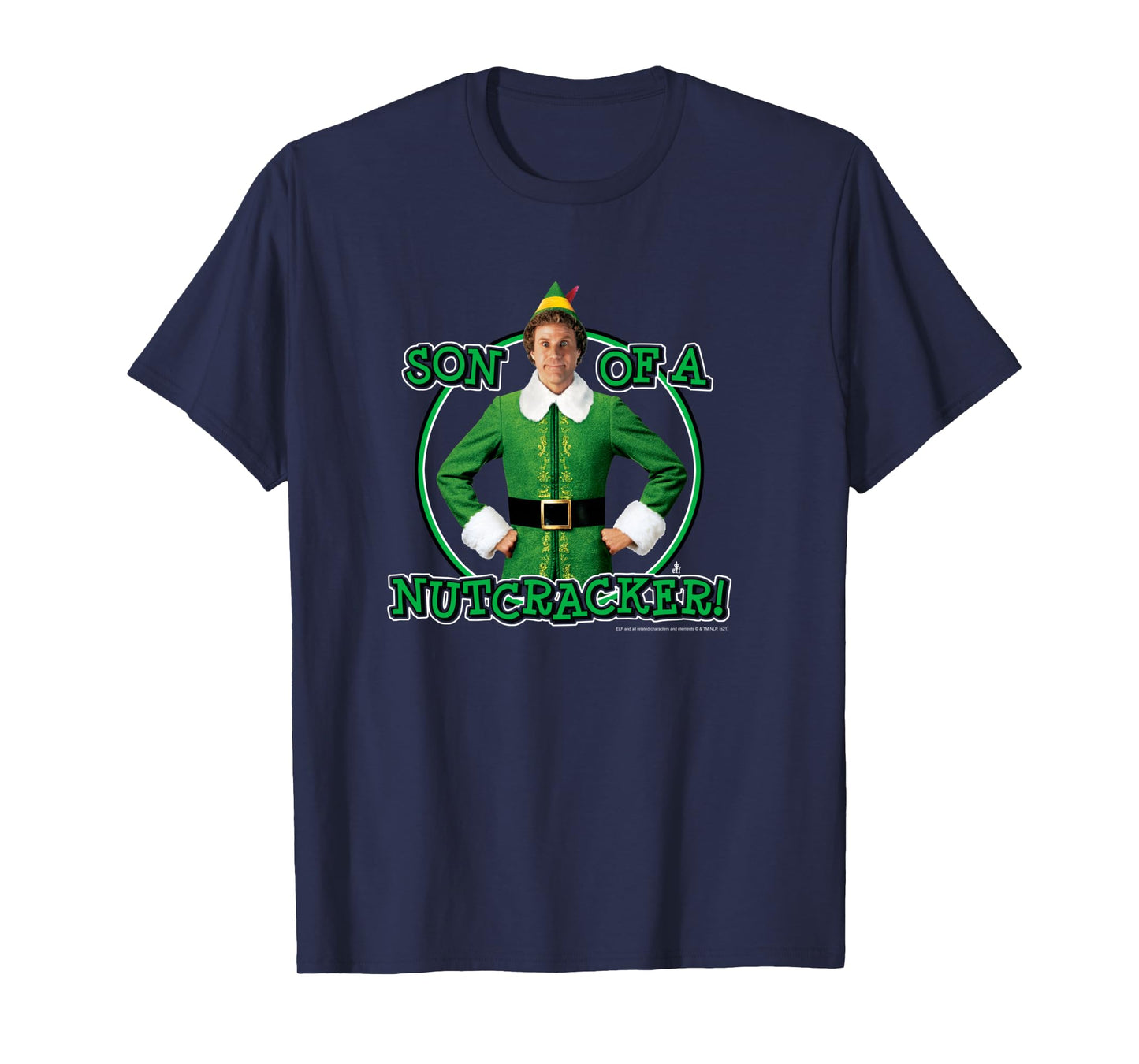 Elf Circle Buddy Son of a Nutcracker Funny Christmas Long Sleeve T-Shirt