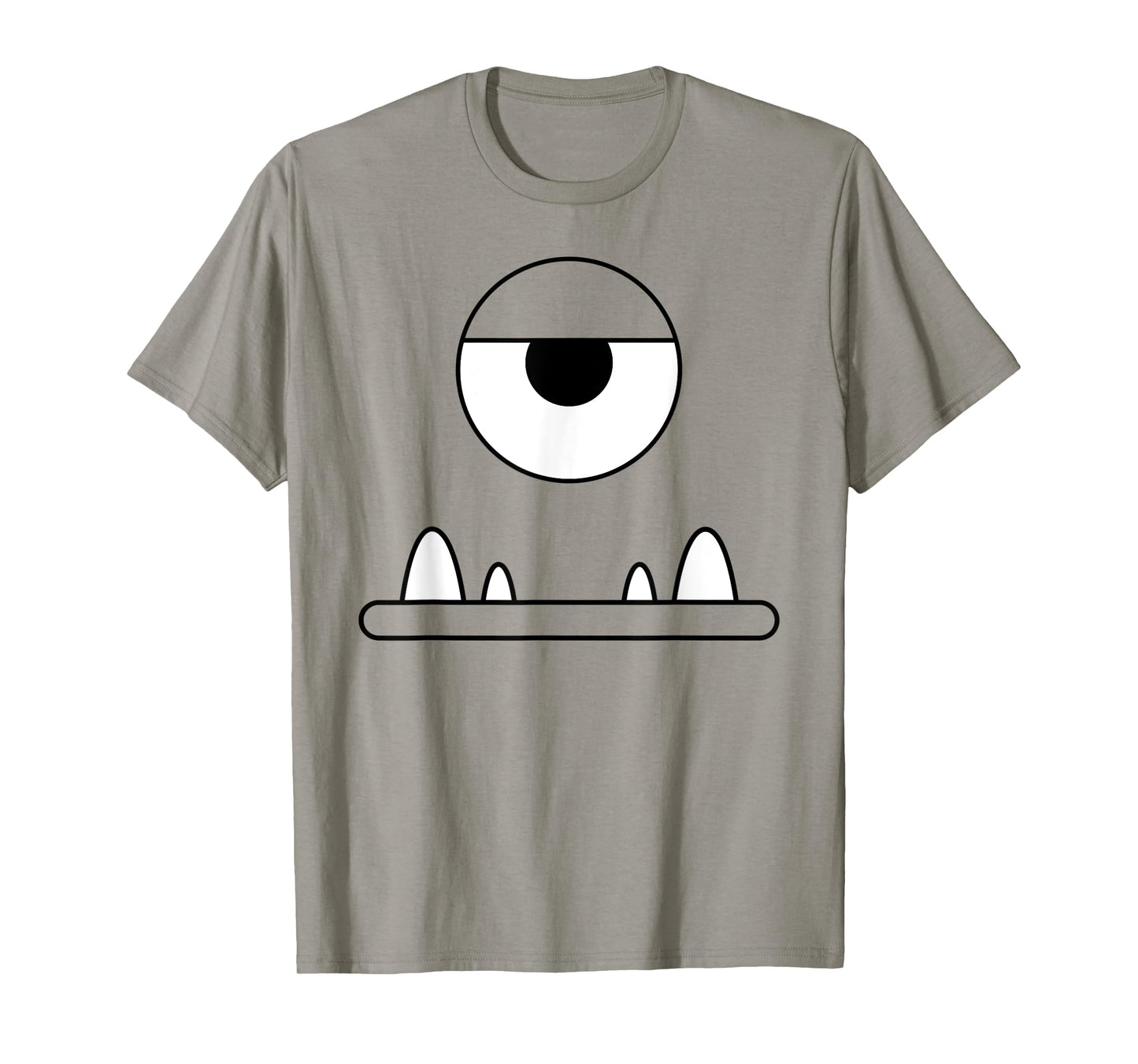 Funny Cute Monster Face One Eyeball Easy Halloween Costume T-Shirt