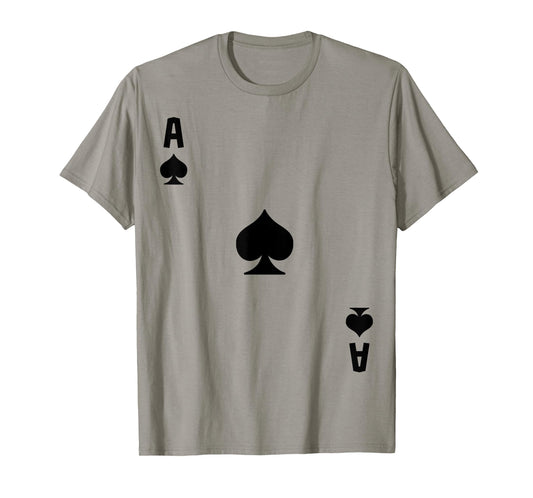 Ace of Spades Cards Deck Halloween Costume T-Shirt