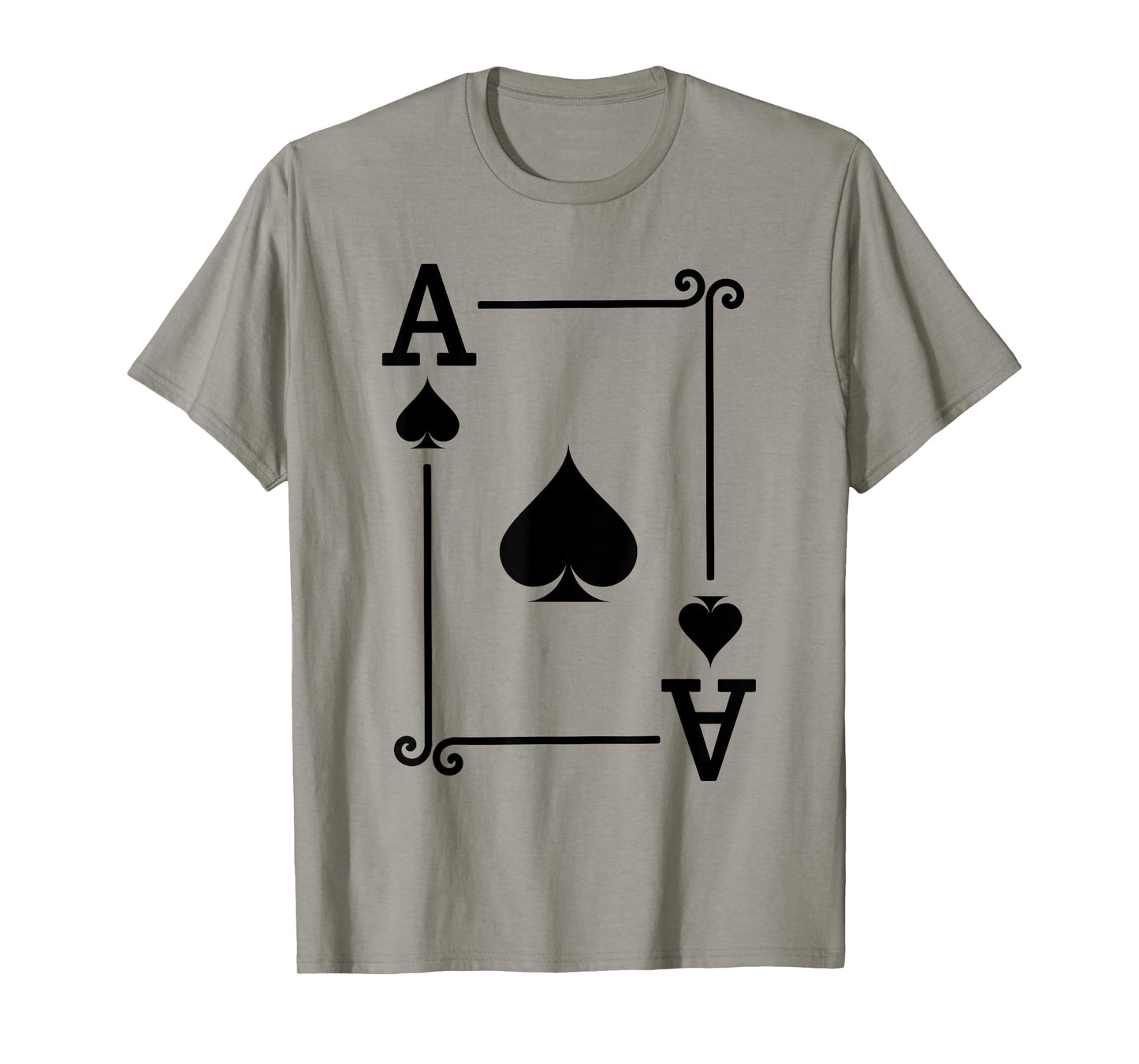 Playing Cards - Matching Spades Card Suits - Ace Card T-Shirt