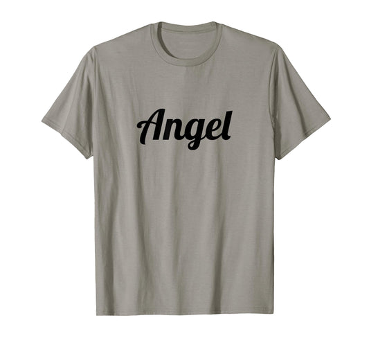 Top that says the Word - ANGEL - on it | Cute Gift T-Shirt