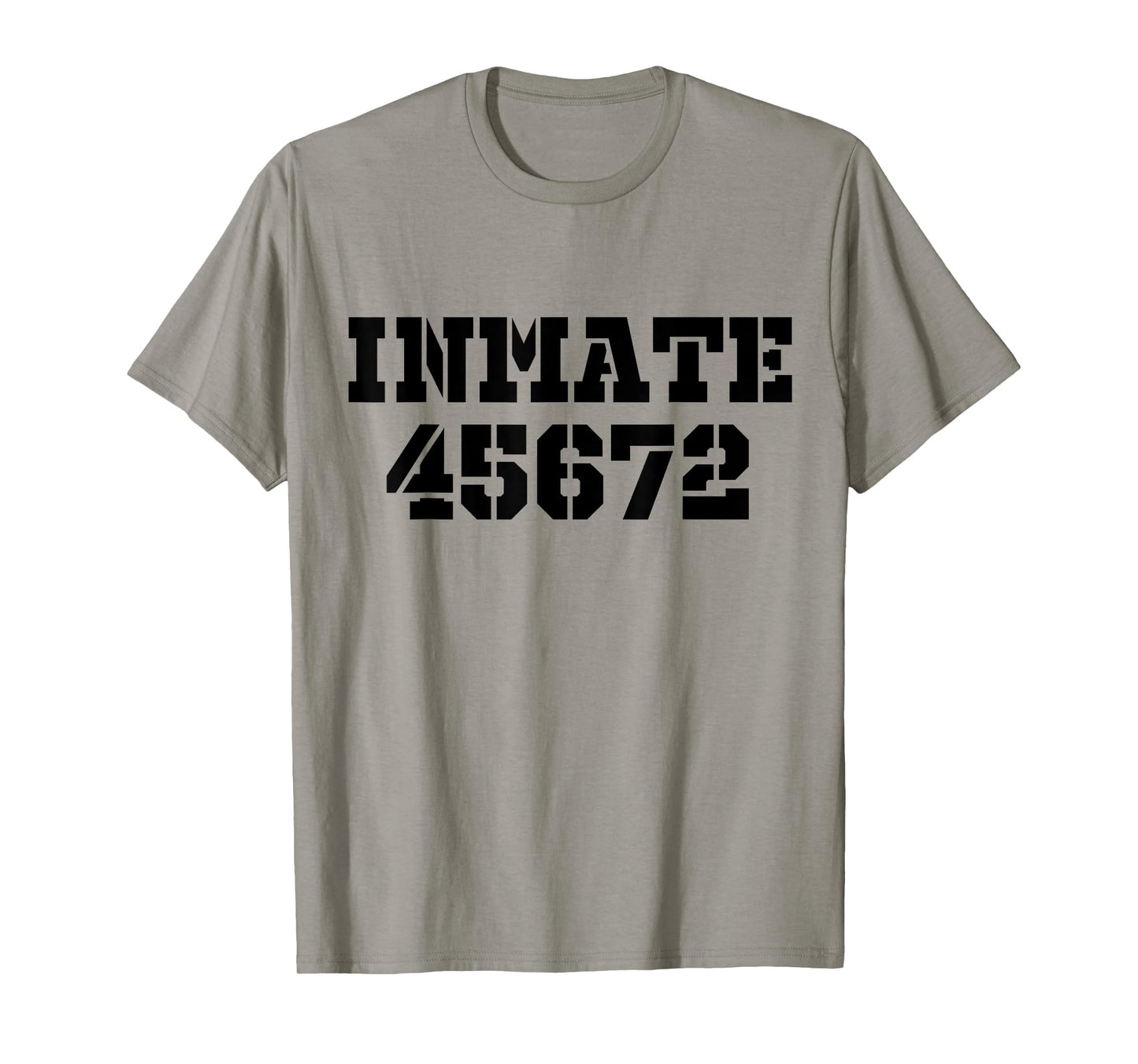 Jail Inmate 45672 Funny Prisoner Halloween Prison Costume T-Shirt