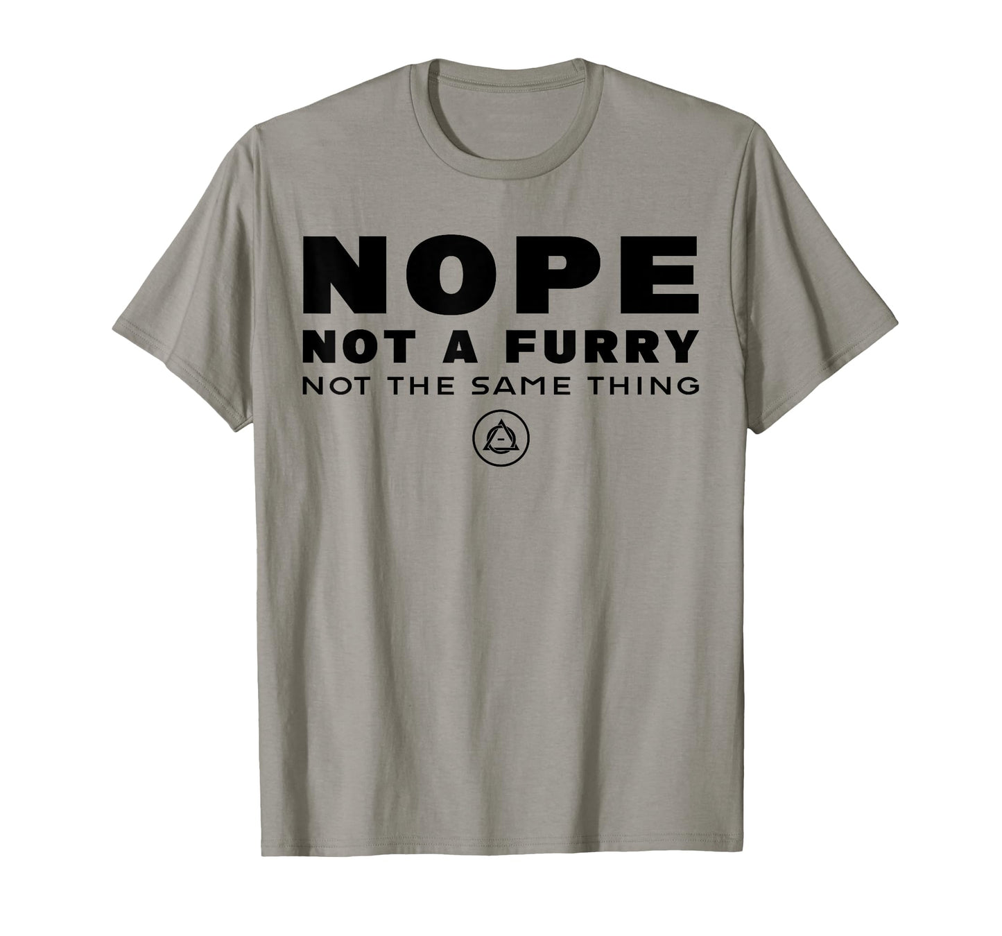 Nope Not A Furry Not The Same Thing Alter Otherkin Therian T-Shirt