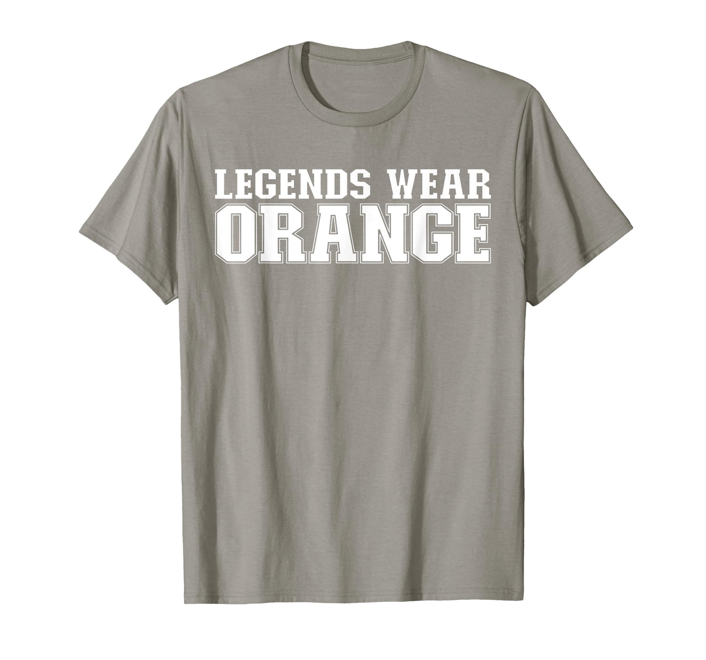 Legends Wear Orange Spirit Wear Team Game Color War Funny T-Shirt