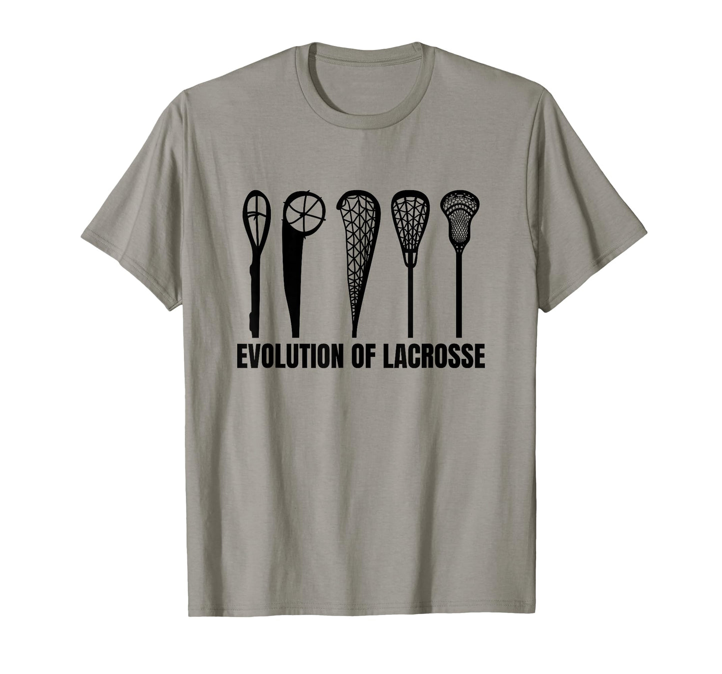 Evolution Of Lacrosse Sticks Lacrosse Lover Intercrosse T-Shirt