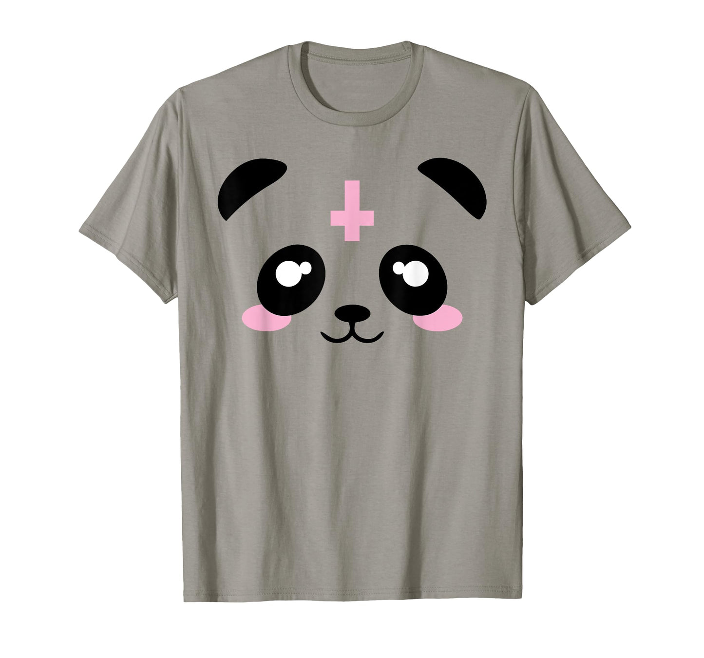 Pastel Goth Kawaii Punk Upside Down Cross Panda Shirt