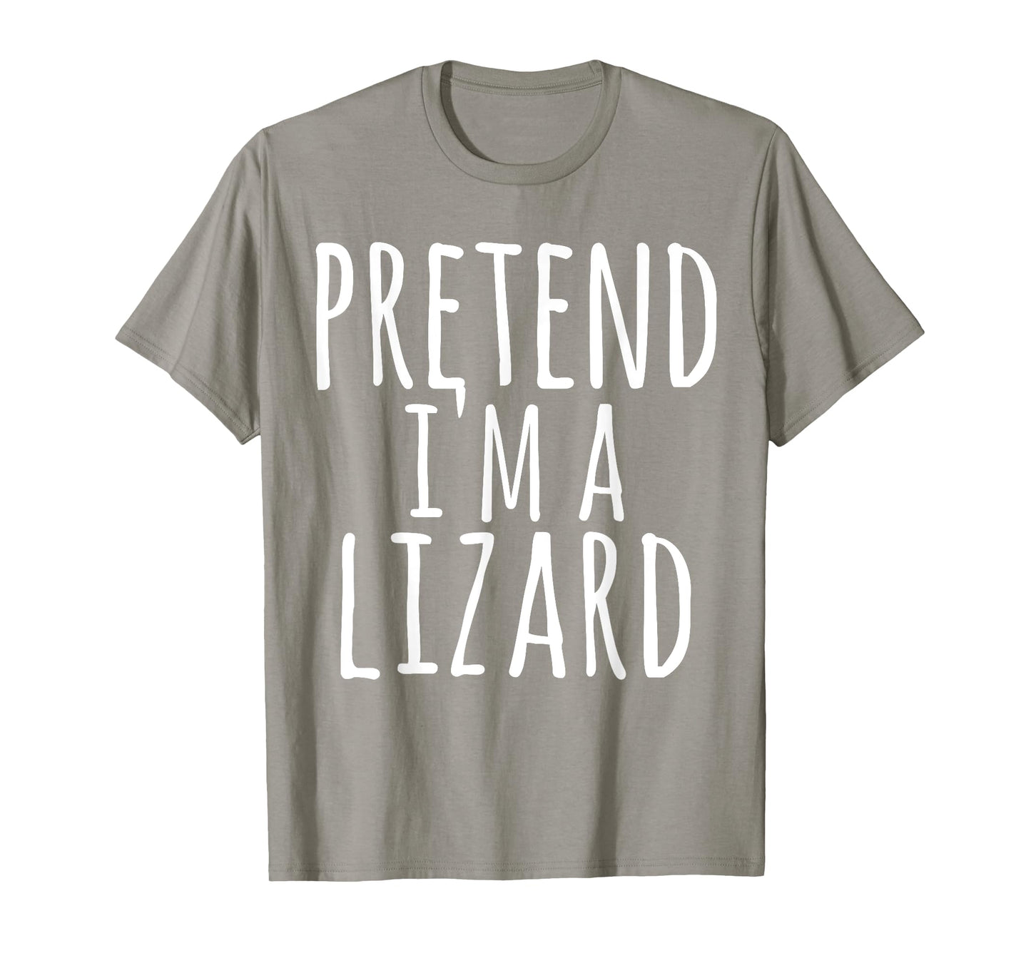 Funny Easy Lazy Halloween PRETEND I'M A LIZARD Costume Gift T-Shirt