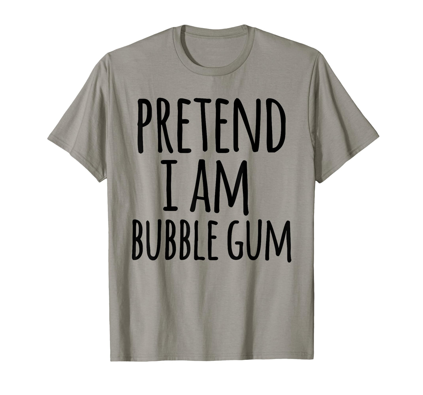 Funny Lazy Easy Halloween Costume Pretend I Am Bubble Gum T-Shirt