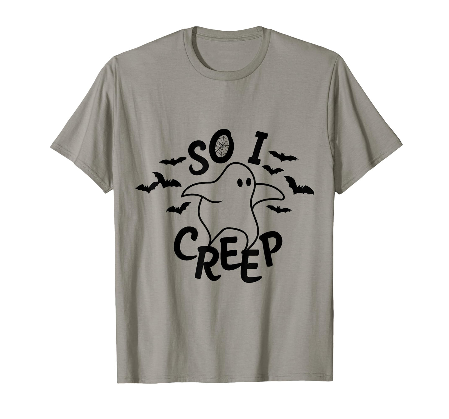 So I Creep Halloween Shirt Funny Ghost Cute Spooky Season T-Shirt