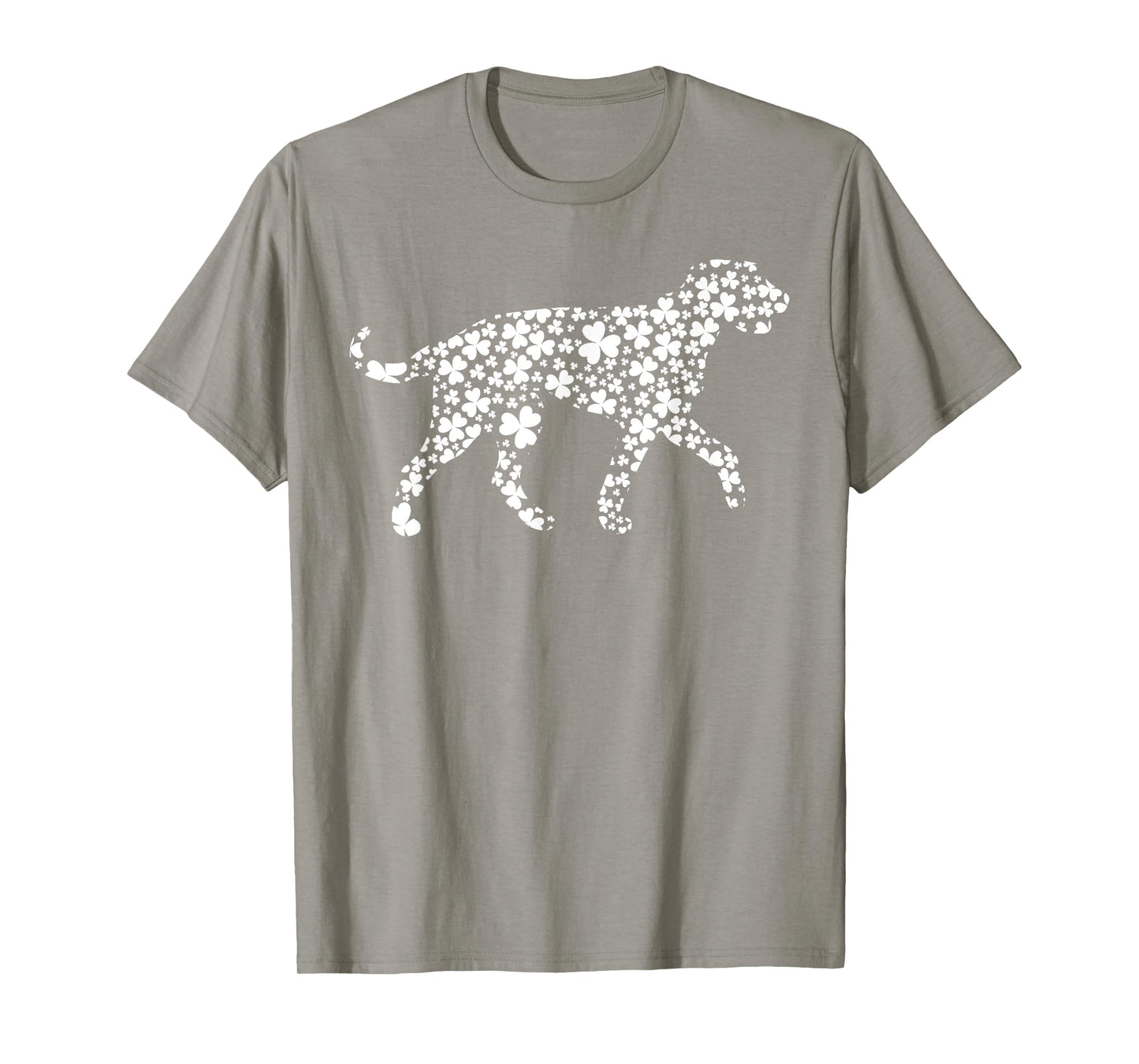 Irish Shamrock Leaf Irish Wolfhound Dog St. Patrick's Day T-Shirt