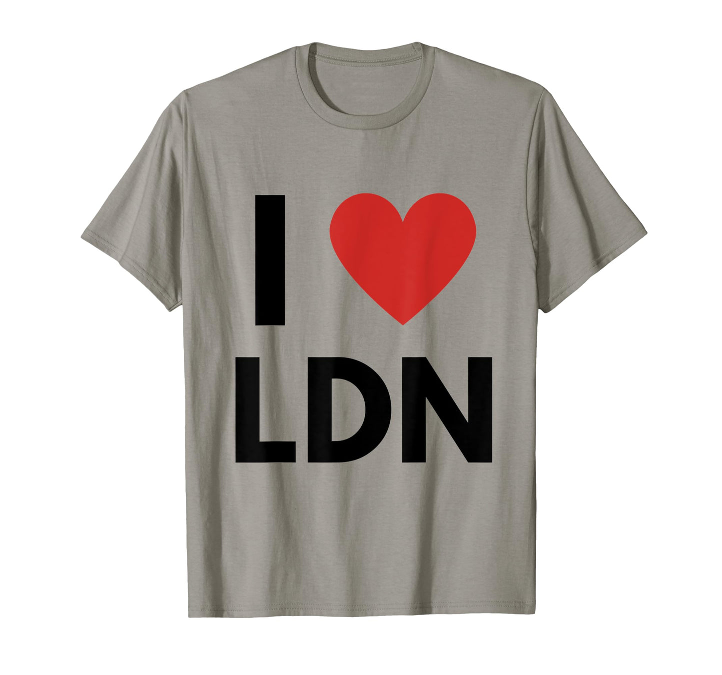 I Love LDN Heart London Love Fan Apparel T-Shirt