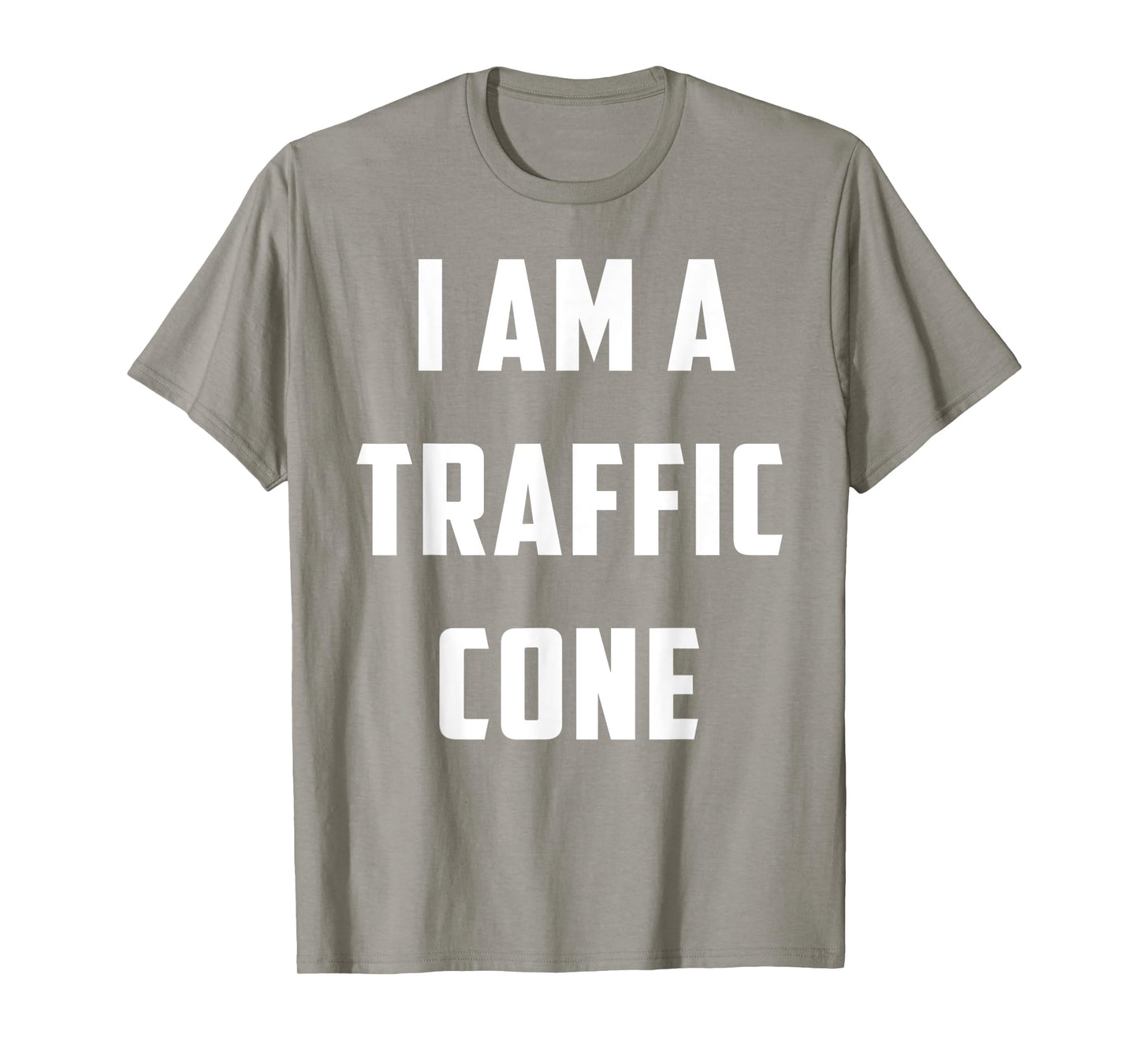 I am a Traffic Cone DIY Halloween Night Party Costume Tee T-Shirt