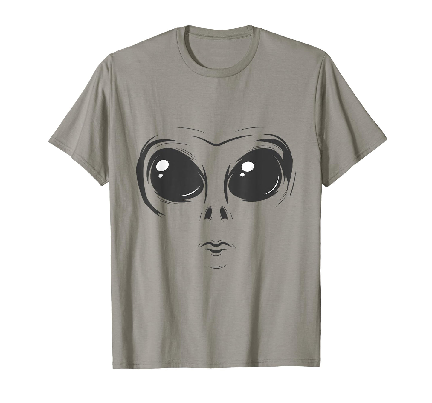 Alien Face Horror Space Funny Halloween Costume Men Women T-Shirt