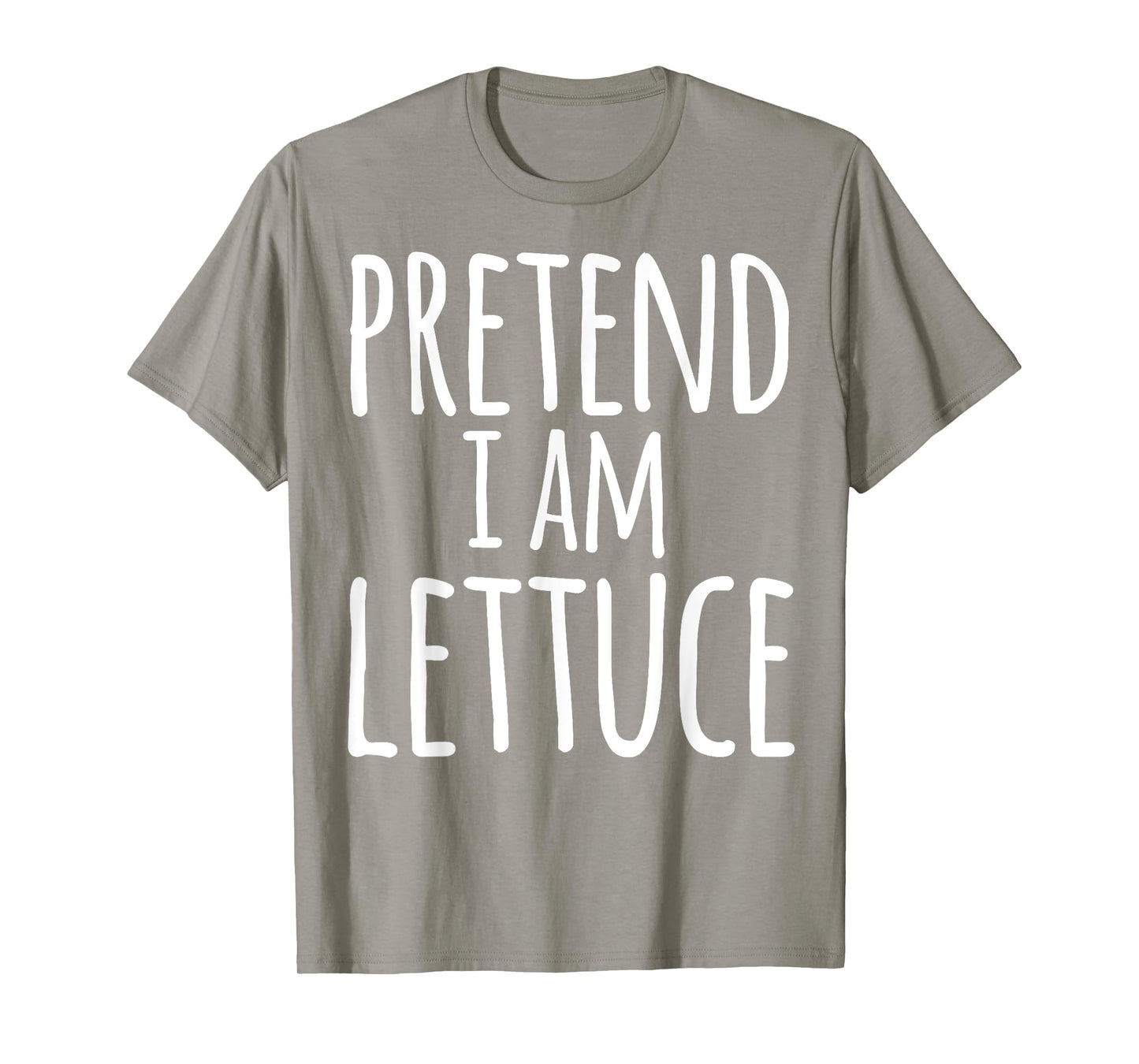 Funny Easy Lazy Halloween PRETEND I AM LETTUCE Costume T-Shirt