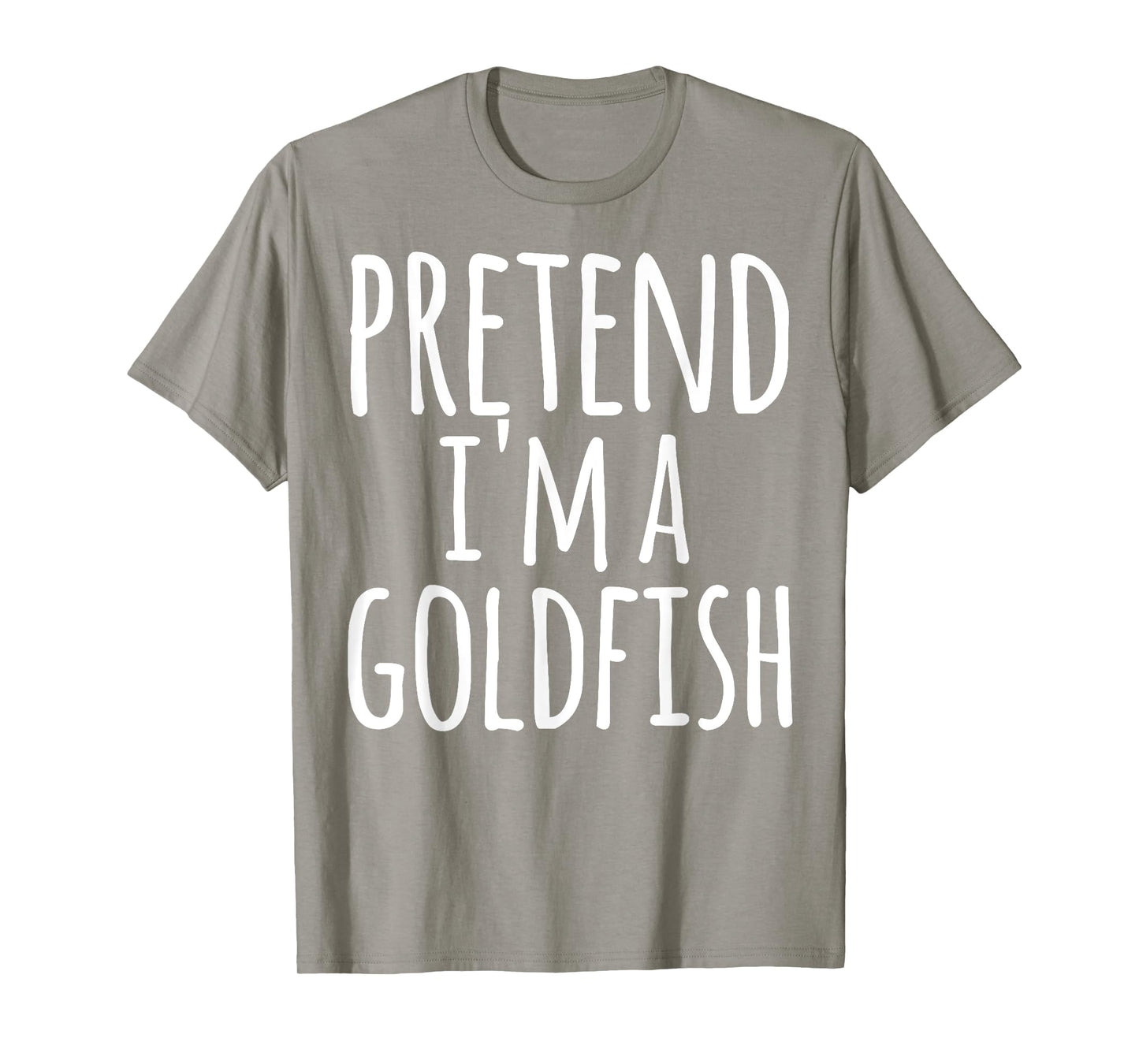 Funny Easy Lazy Halloween Pretend I'm A Goldfish Costume T-Shirt