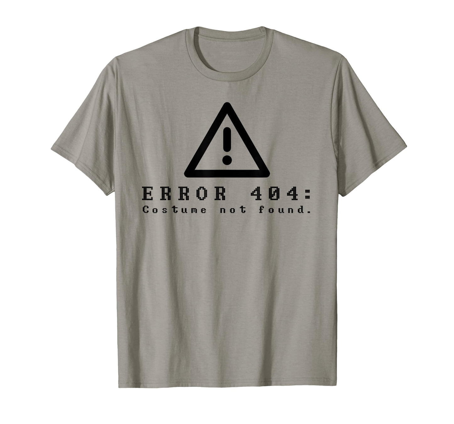 Error 404 Costume Not Found Funny Halloween Computer T-Shirt