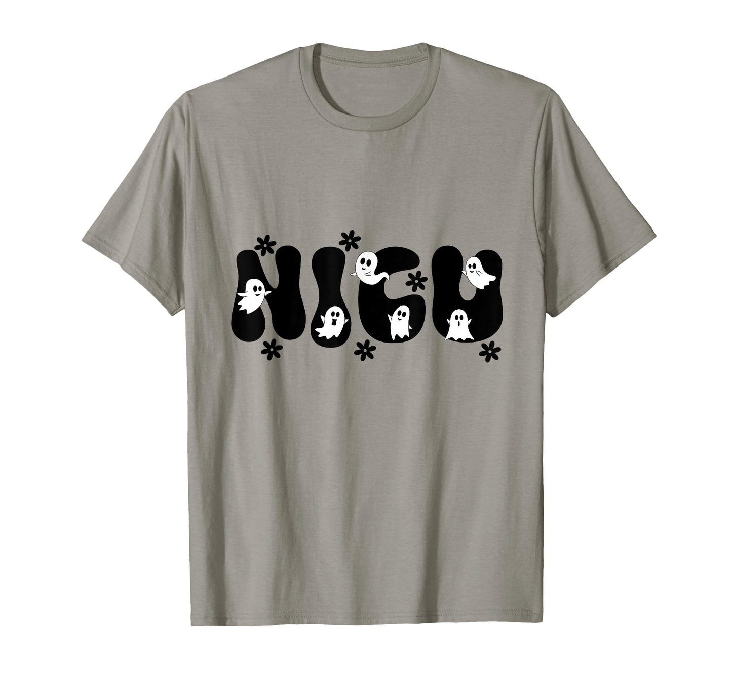 Groovy NICU Nurse Halloween Ghost Boo Boo Crew Night shift T-Shirt