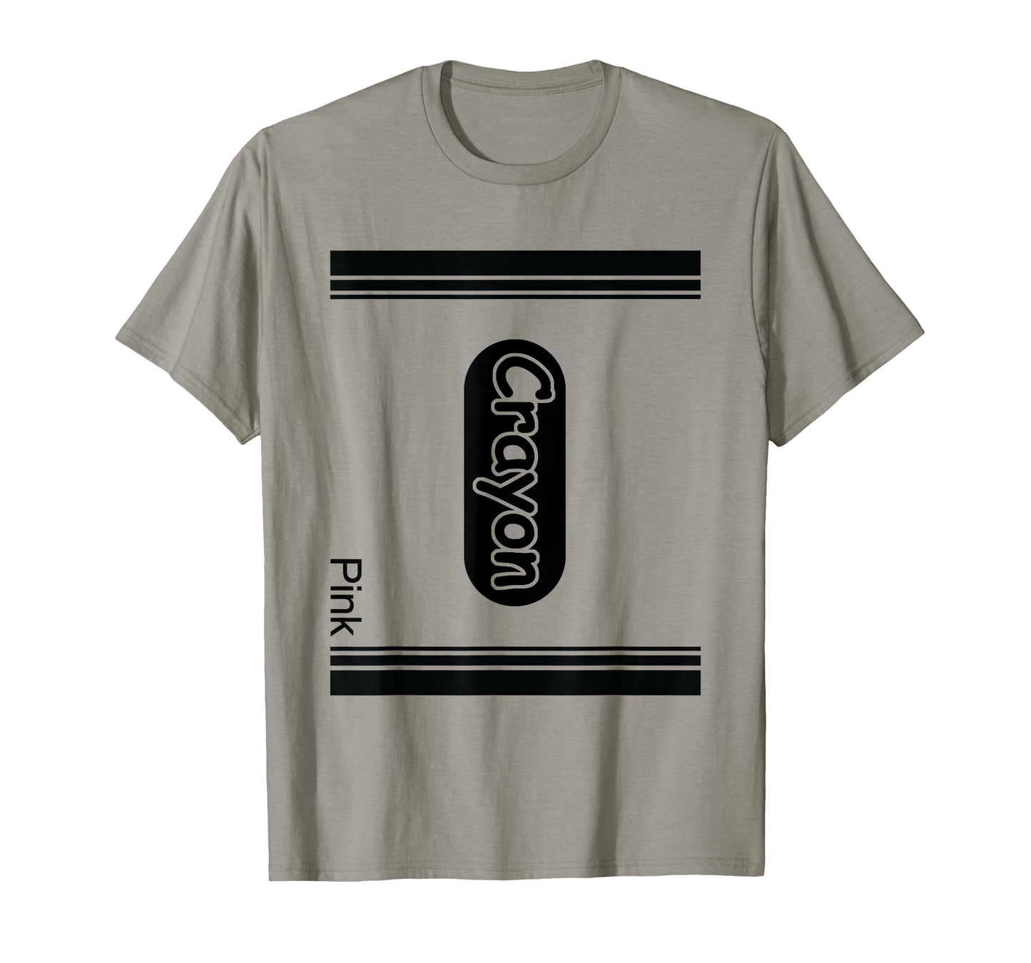 Pink Crayon Halloween Costume Adult T-Shirt
