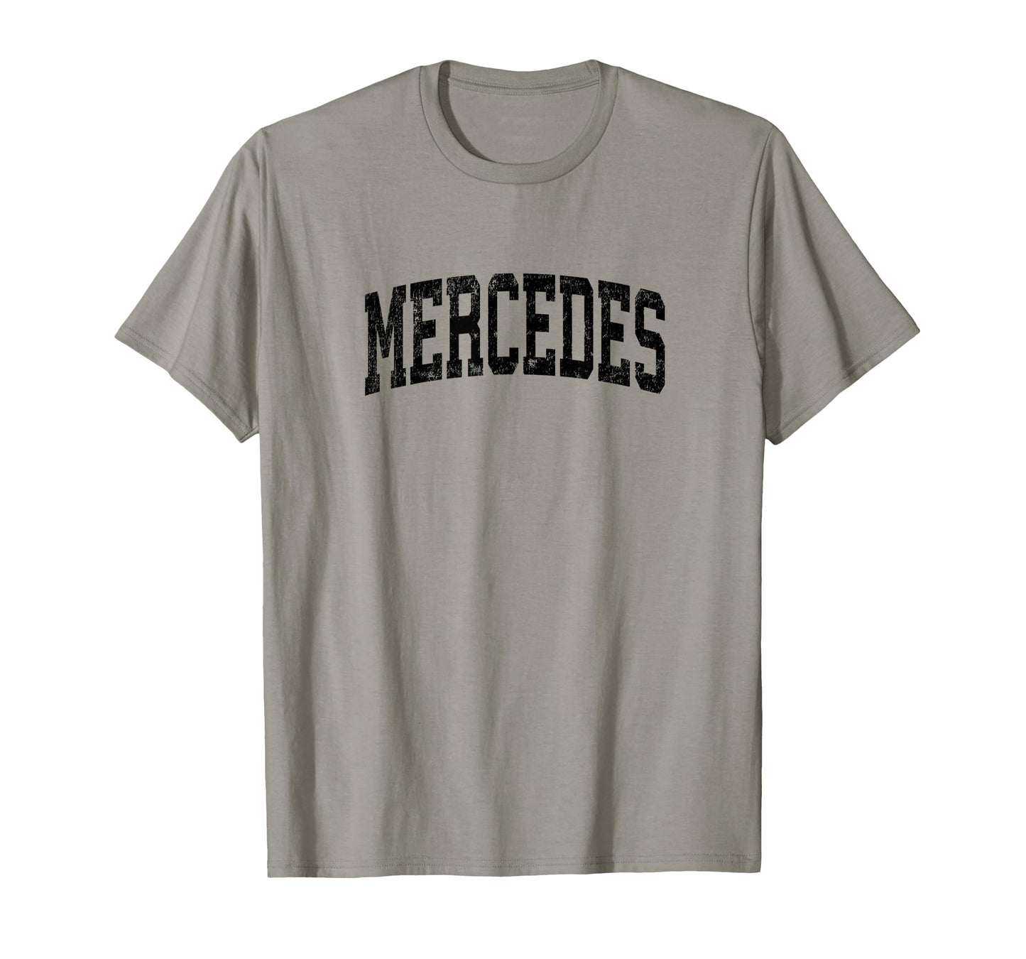 Mercedes Texas TX Vintage Athletic Sports Black Design T-Shirt