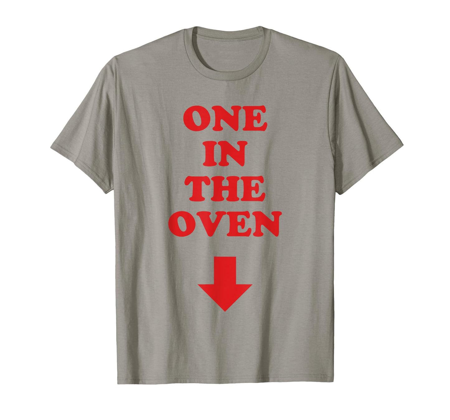One In The Oven Red Arrow Comedy Pregnancy Costume T-Shirt