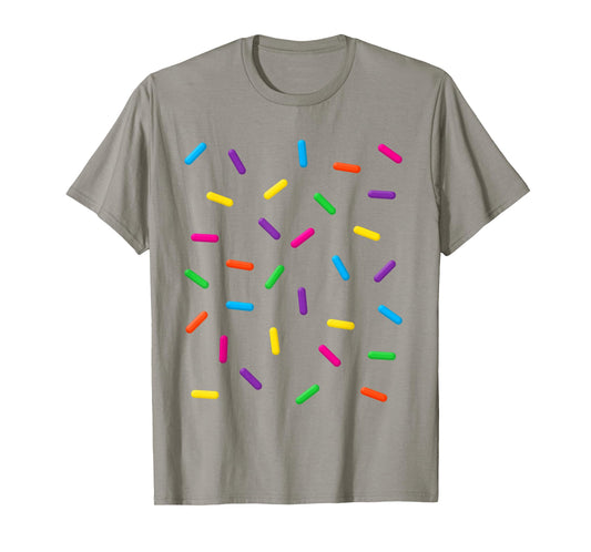 Funny Ice Cream Rainbow Sprinkles Jimmies Halloween Costume Men Women Kids T-Shirt