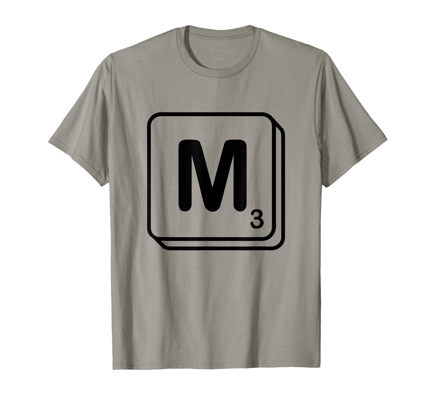 Letter M Word Game Tile T-Shirt
