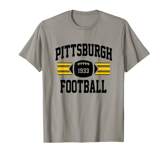 Pittsburgh Football Athletic Vintage Sports Team Fan Gift T-Shirt