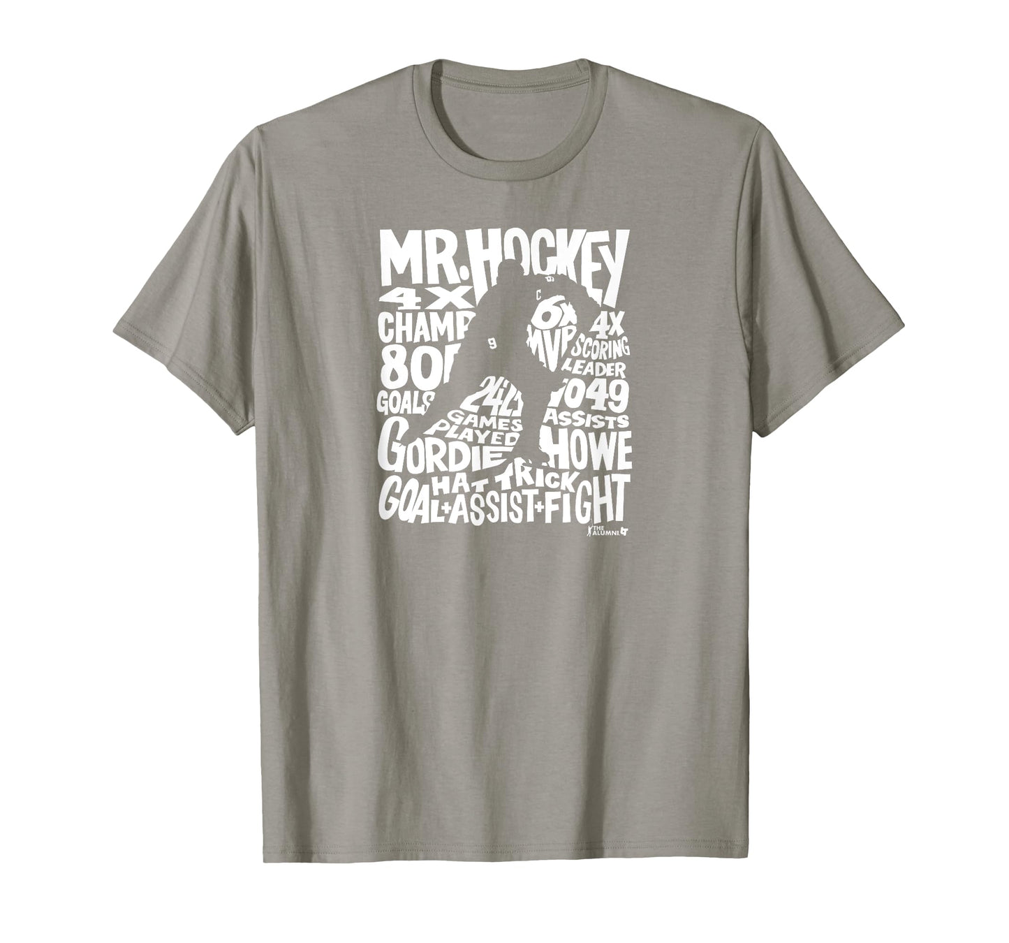 Gordy Howe - Word Art - Detroit Hockey T-Shirt