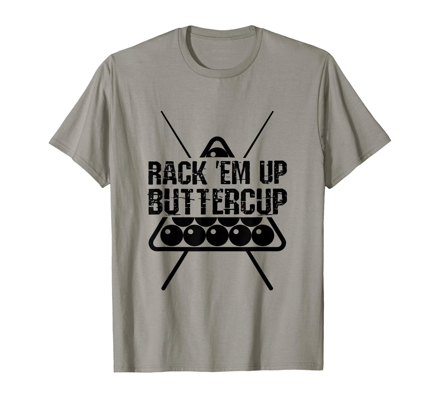 Pool Billards - Rack Em Up Buttercup T-Shirt