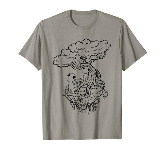Kodama Japanese Ghosts Japan Fairy Tale T-Shirt