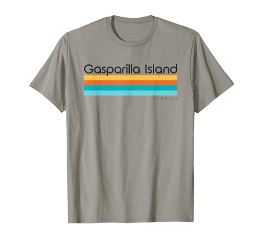 Gasparilla Island Florida FL Vintage Design T-Shirt