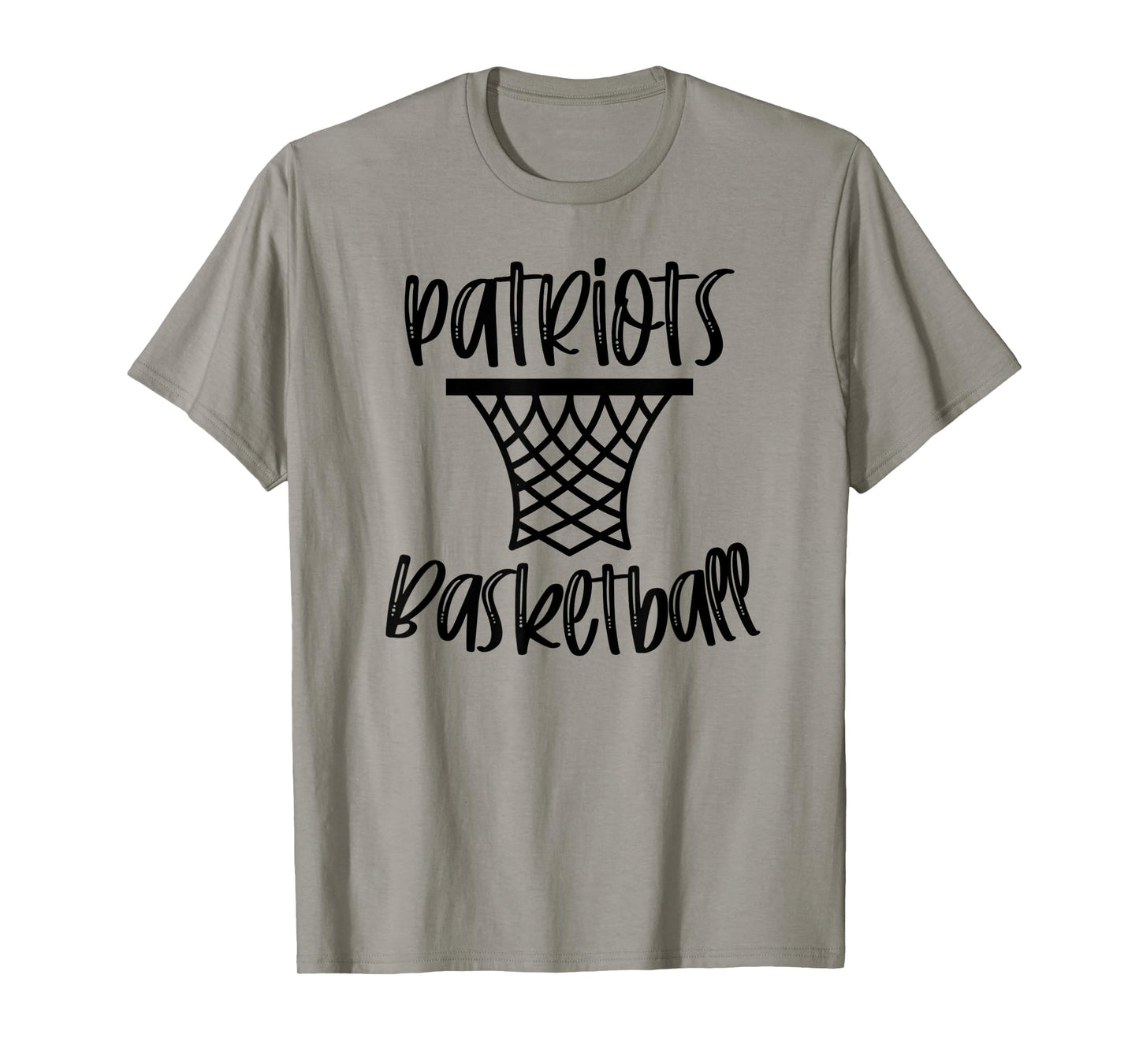 Patriots Basketball Team Mascot School Spirit Game Night T-Shirt