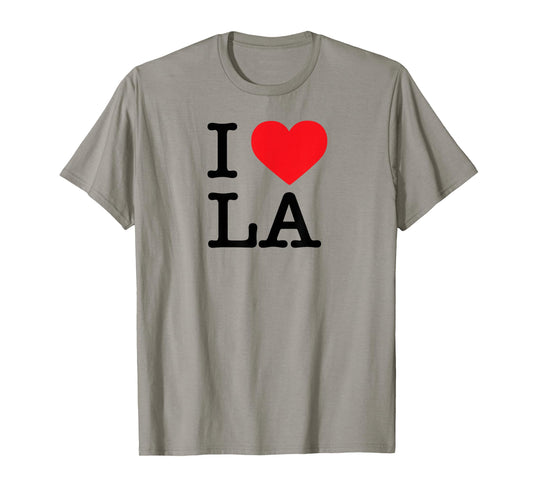I Love LA Short Sleeve I Heart Los Angeles Top T-Shirt