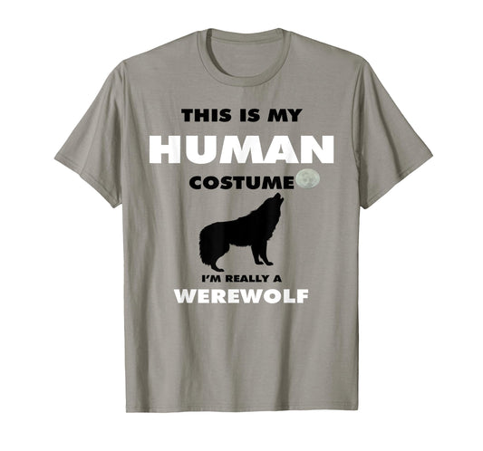 Funny Werewolves Werewolf Halloween Wolf Full Moon Outfit T-Shirt