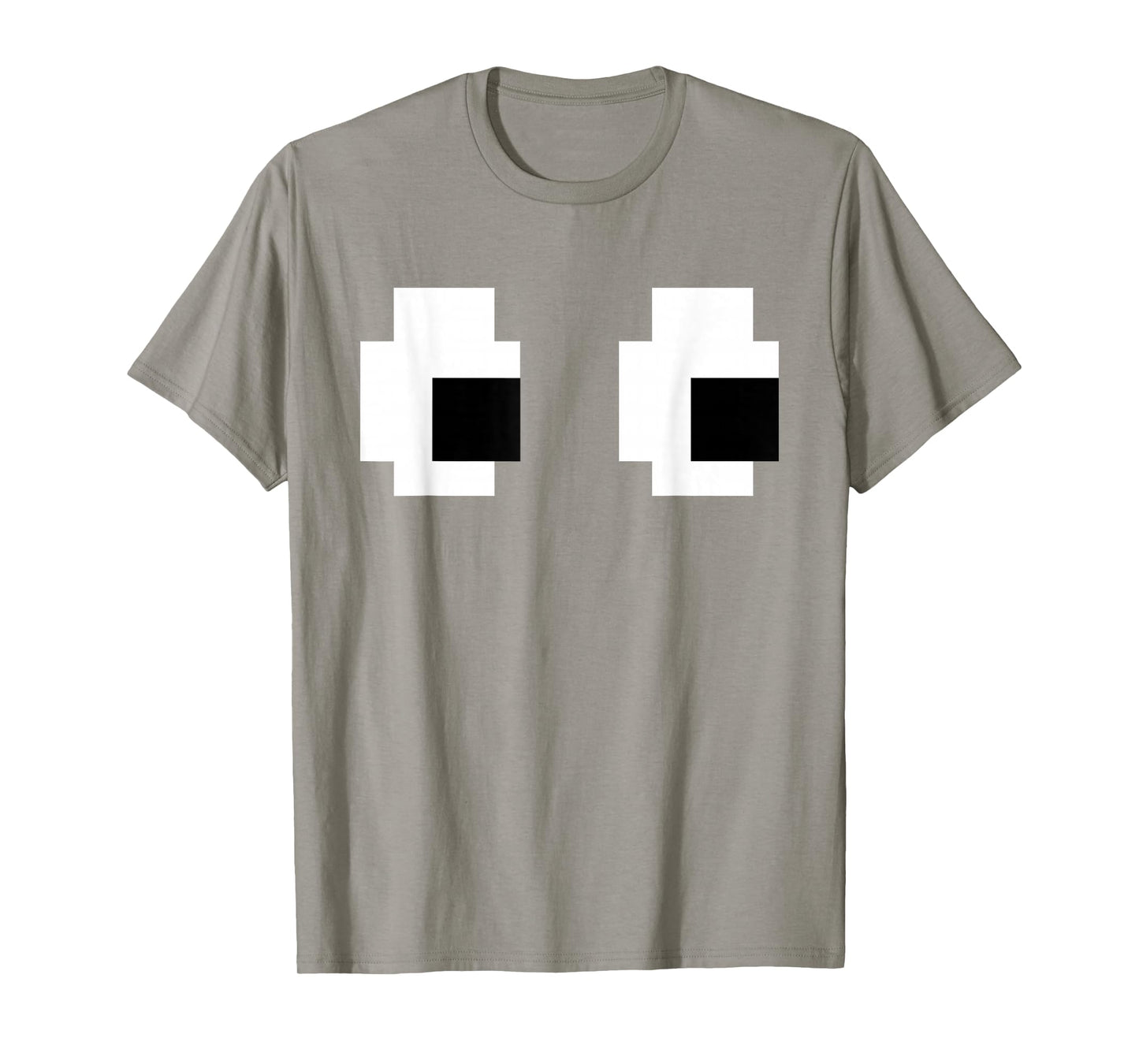Retro Arcade Game Ghost Eyes Halloween Group Costume T-Shirt