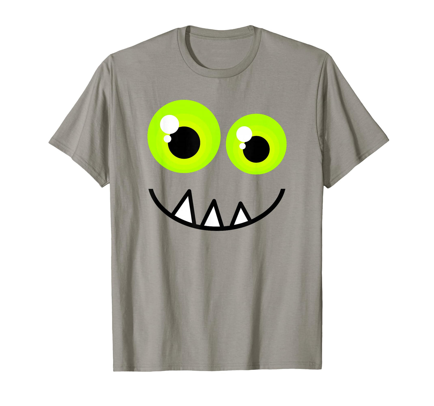 Cute One Eyed Monster Face Green Eyes Halloween Costume T-Shirt