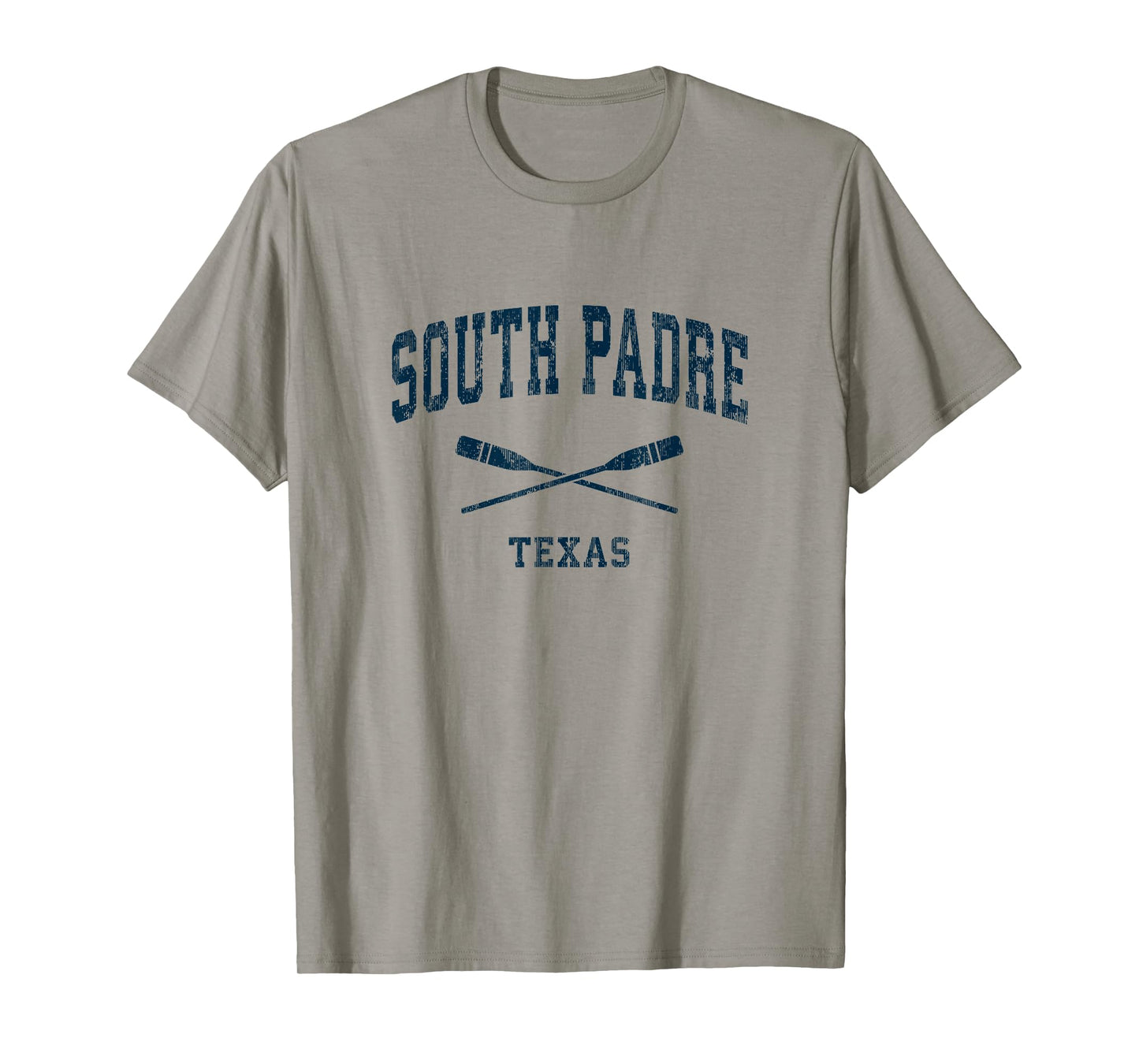 South Padre Island Texas Vintage Nautical Paddles Sports Oar T-Shirt
