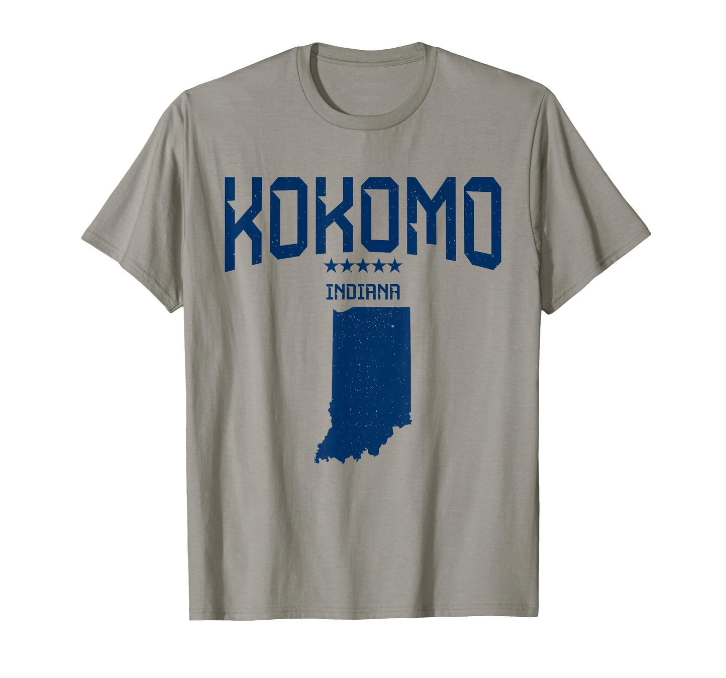 Kokomo Indiana IN Navy Classic Men Women T-Shirt