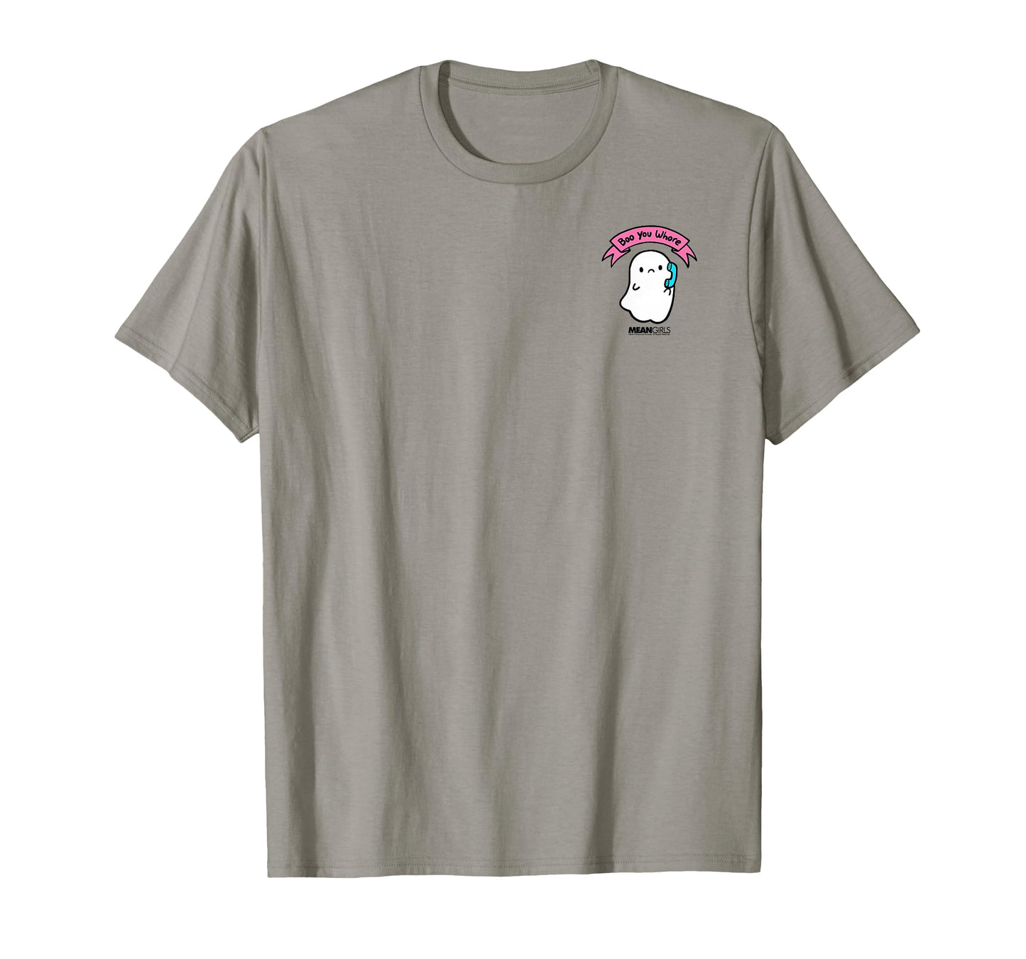 Mean Girls Boo you Whore Mini Ghost Phone Pocket T-Shirt