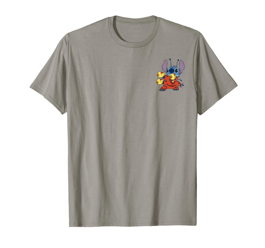 Disney Lilo & Stitch Experiment 626 Blasters Pocket Logo T-Shirt
