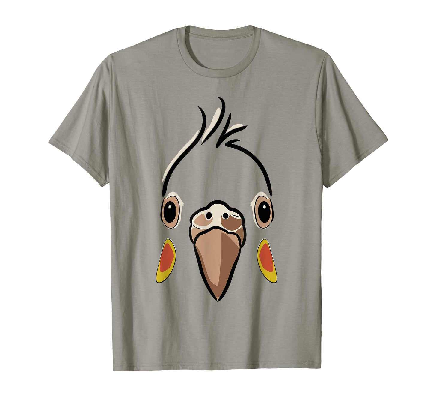 Halloween Cockatiel Face Tshirt Costume Kids Cute Themed T-Shirt