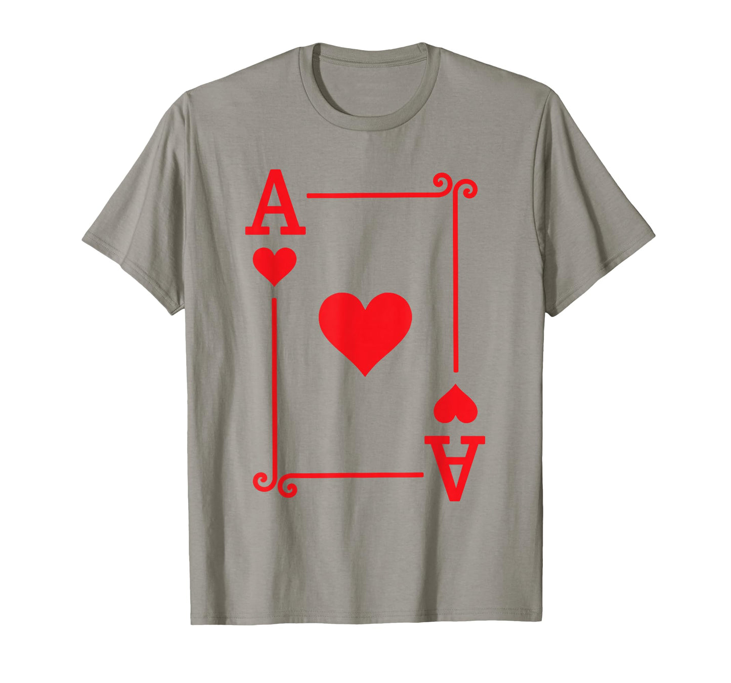 Playing Cards - Matching Hearts Card Suits - Ace Card T-Shirt