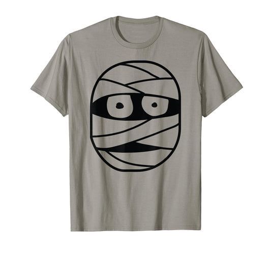 Halloween Mummy Face Costume Kids Men Women Boys Girls T-Shirt