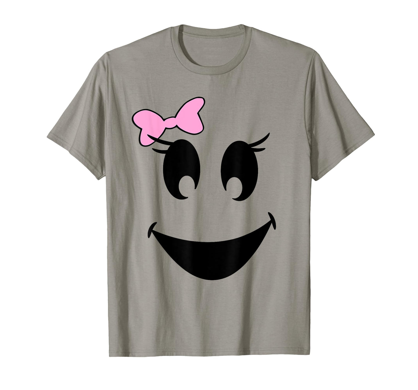 Cute Girl Ghost With Bow Ghoul Face Halloween T Shirt