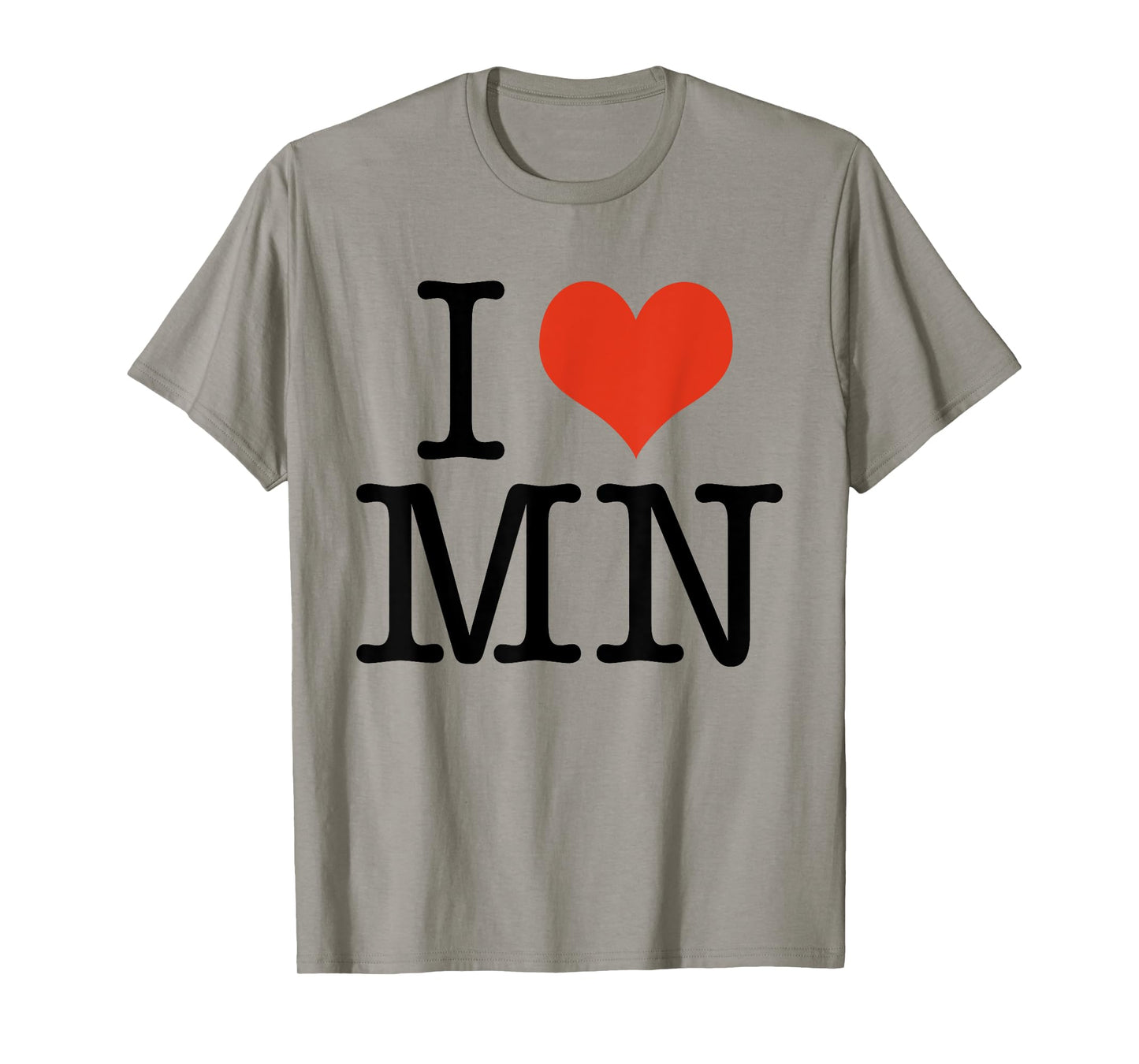 I Love MN Minnesota USA American T-Shirt