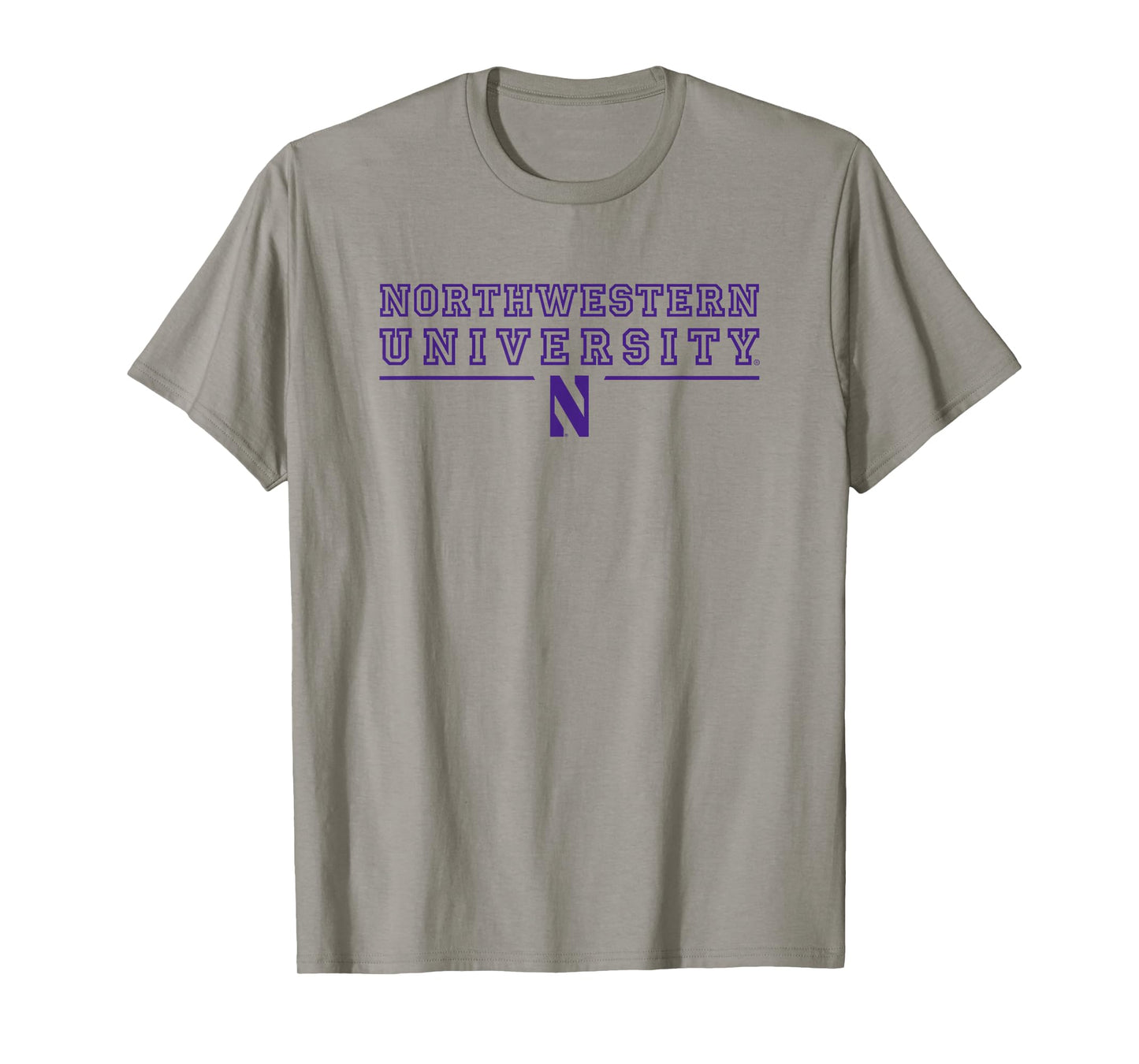 Northwestern University Wildcats Block Line T-Shirt