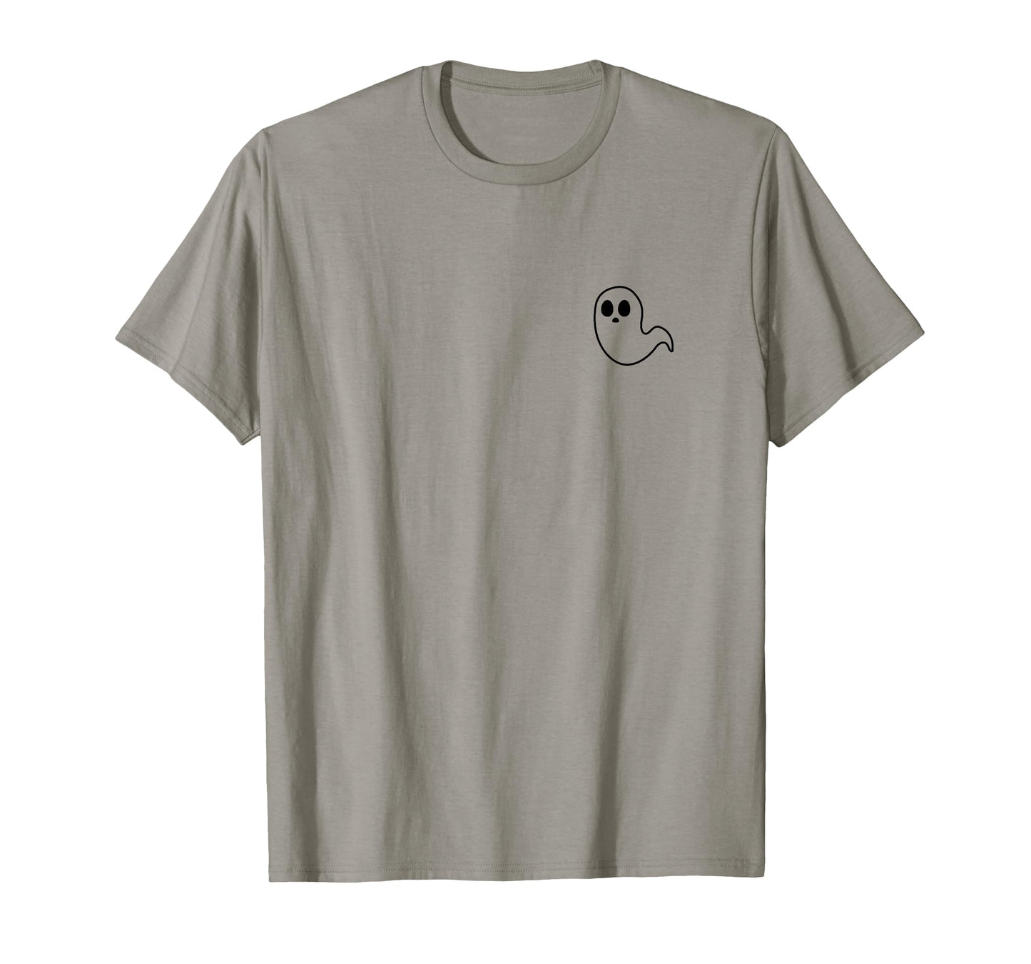 Little Ghost Subtle Halloween Fall Minimal Spooky Season T-Shirt